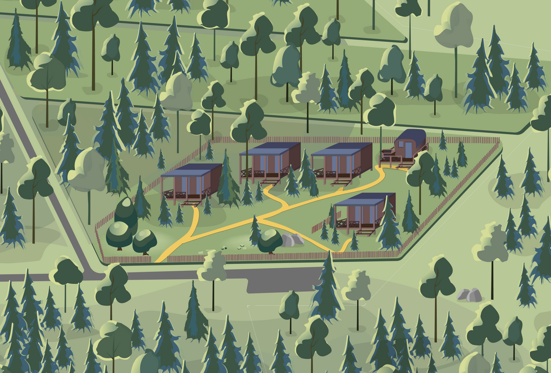 База отдыха Шишкин плейс рядом с всесезонным курортом